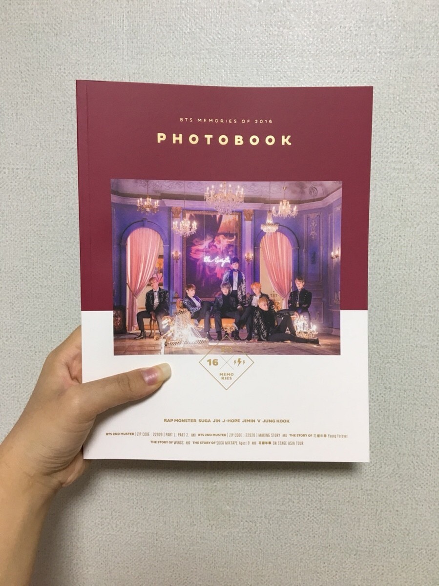 BTS BANGTAN BOYS Memories of 2016 Official DVD Photobook Set
