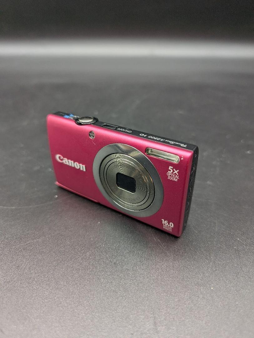 Canon PowerShot A2300 16MP 5x Zoom Digital Camera Pink Tested Used