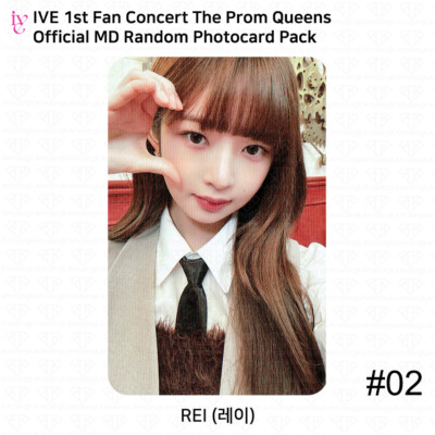 IVE 1st Fan Concert The Prom Queens Official MD Random Photocard
