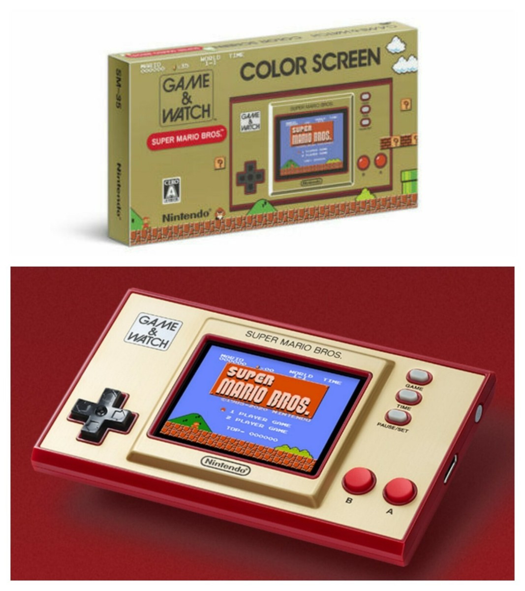 Nintendo Game & Watch Super Mario Bros 35th Anniversary Color