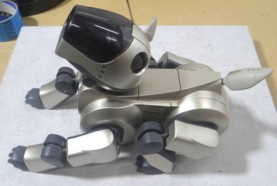 Junk Sony Aibo ERS-210 Silver color No Tested For Parts RARE unit