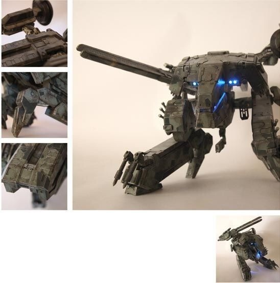 Metal Gear Rex from Metal Gear Solid 1/48 Figure Statue ThreeA