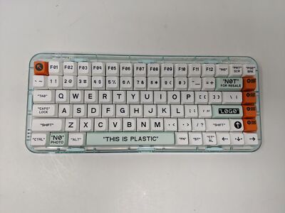 Melgeek Mojo 84 Wireless Mechanical Keyboard Transparent Plastic