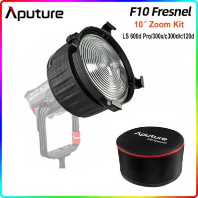 Aputure F10 Fresnel Lens Focusing 15°-45° Bowens Mount For LS 600D