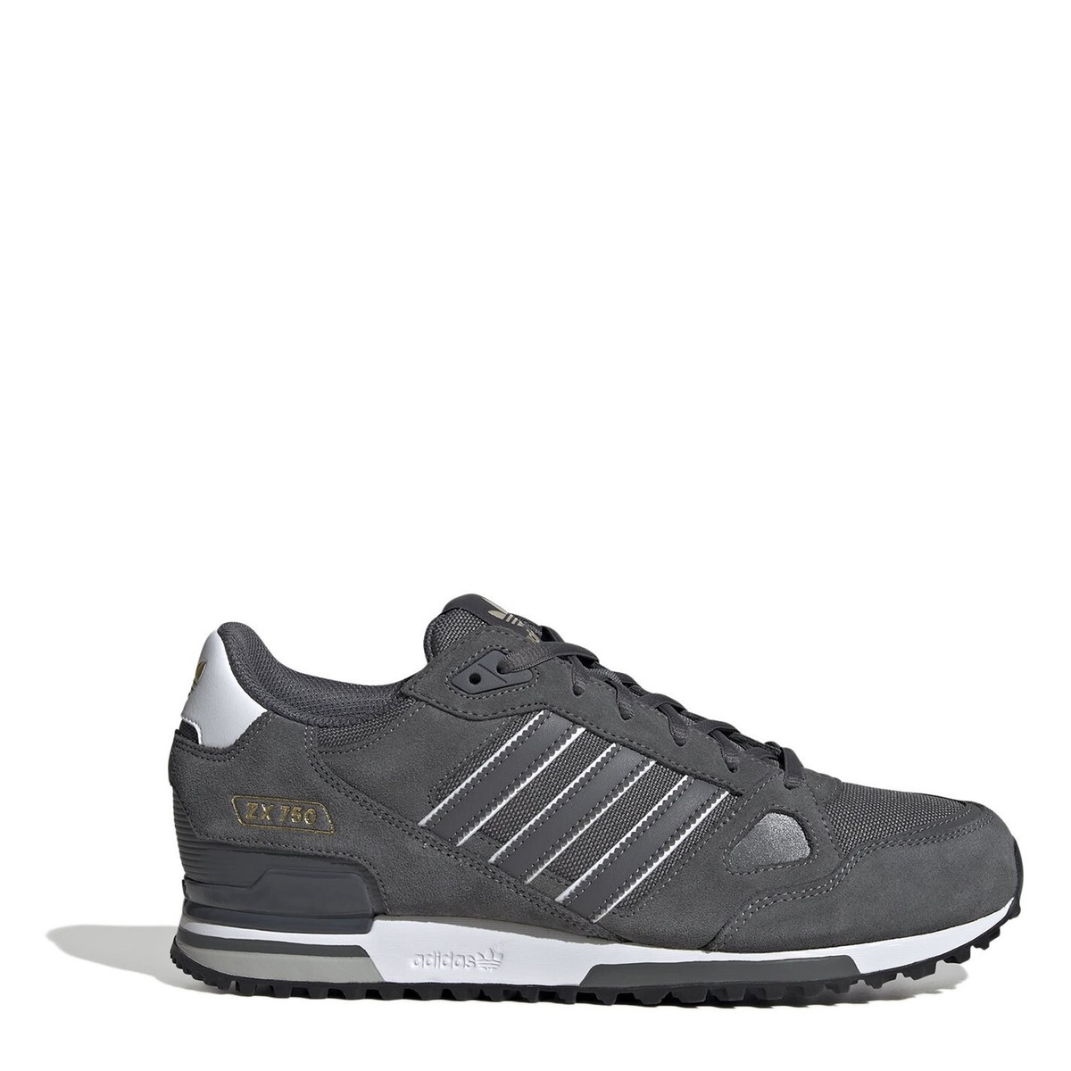 adidas Originals Men's ZX 750 Trainers in Grey / White / Gold