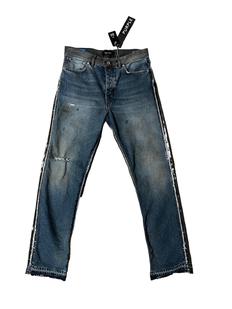 Purple Brand Jeans Mens Straight Mid Rise Made In Italy $500 Size