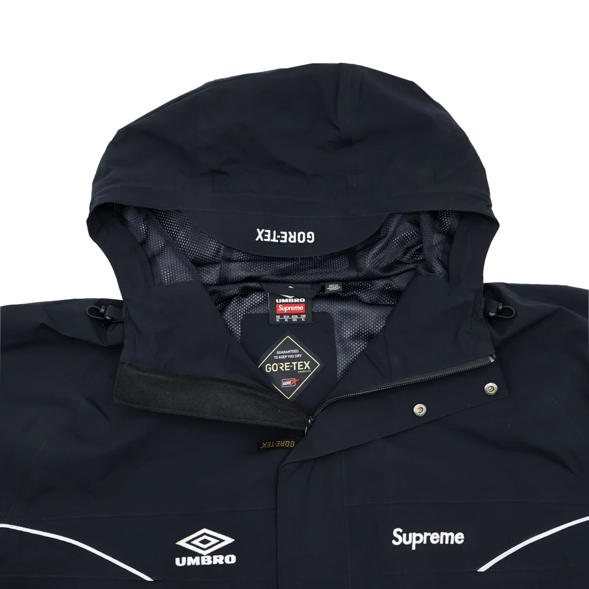 Supreme Umbro GORE-TEX Hooded Jacket Black | eBay