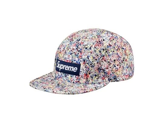 SS13 Supreme x Liberty Art Fabrics Splatter Camp Cap vintage hat
