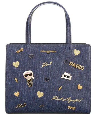 KARL LAGERFELD WOMEN BAGS SATCHEL MAYBELLE LH4DG8BJ DKDEN | eBay