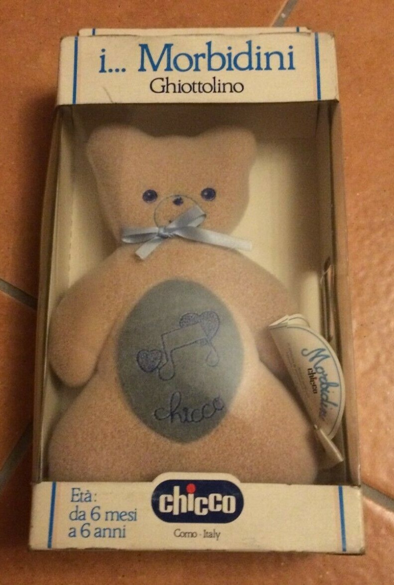 RARE Vintage 80s i morbidini chicco ghiottolino in original box