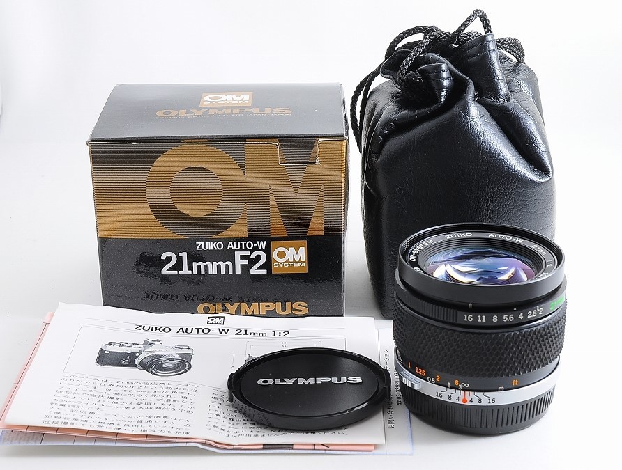 MINT in BOX] Olympus OM-System Zuiko Auto-W 21mm f/2 Wide Angle