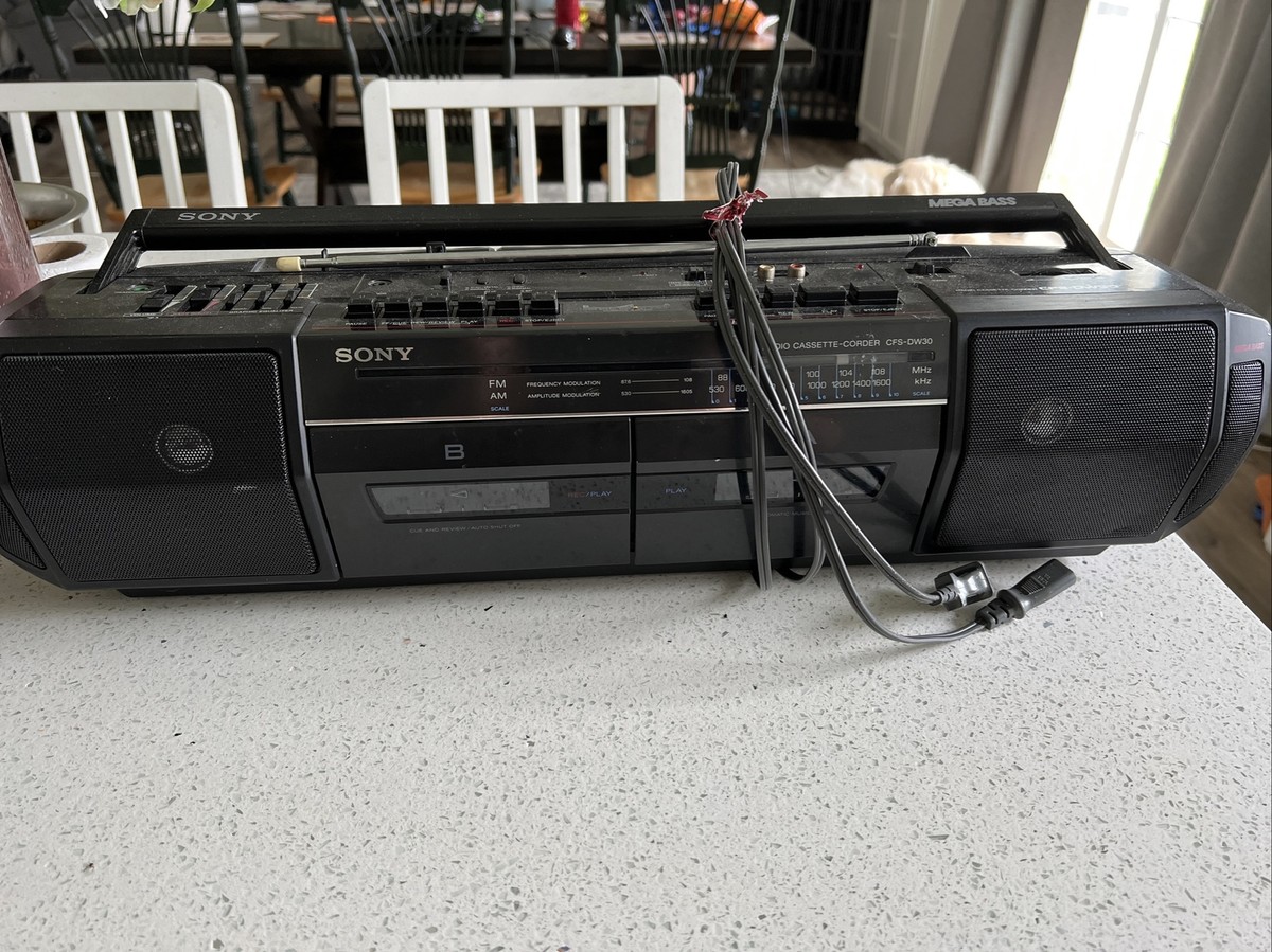 Sony CFS-DW30 radio cassette-corder Vintage | eBay