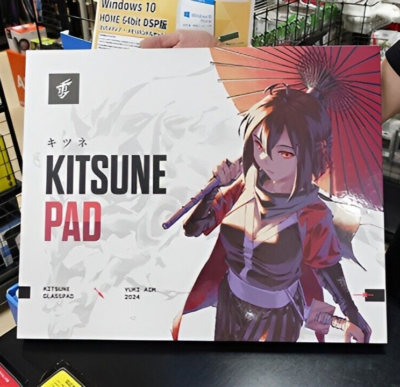 WALLHACK SKYPAD YUKI AIM 2024 Model KITSUNE Glass Mouse Pad Large