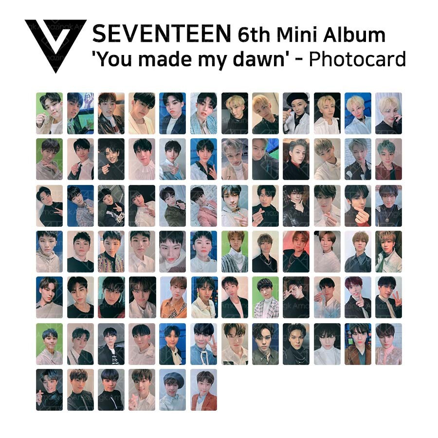 SEVENTEEN 6th Mini Album You Made My Dawn Official Photocard