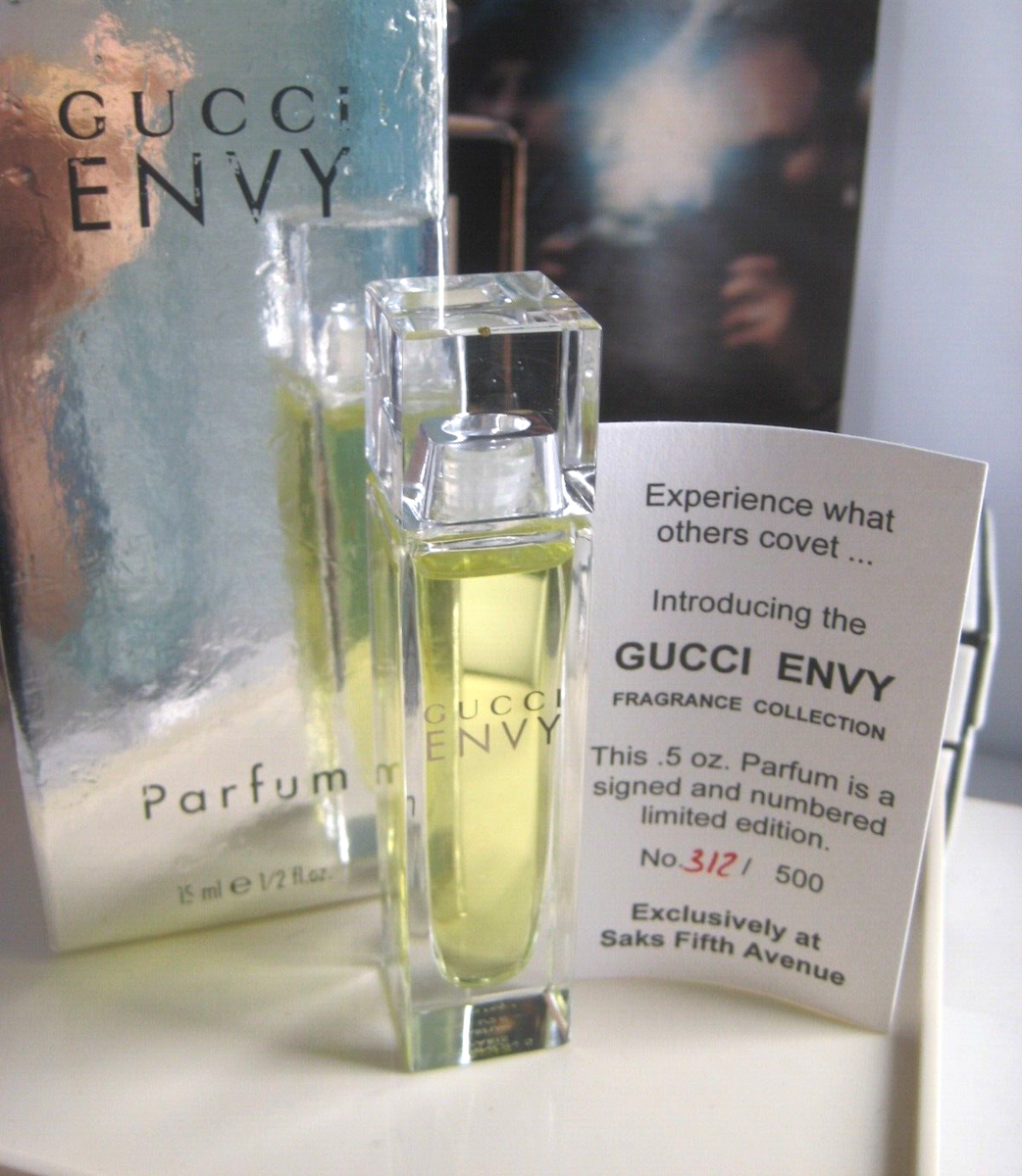 🎁Vintage New 0.5 oz 15ml **PARFUM** Vintage Gucci Envy pure