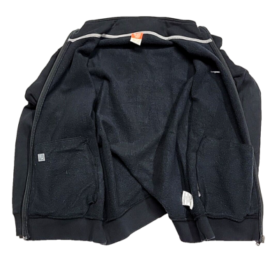 Vintage 90's Nike The Athletic Dept Y2K Black Swoosh Full-Zip