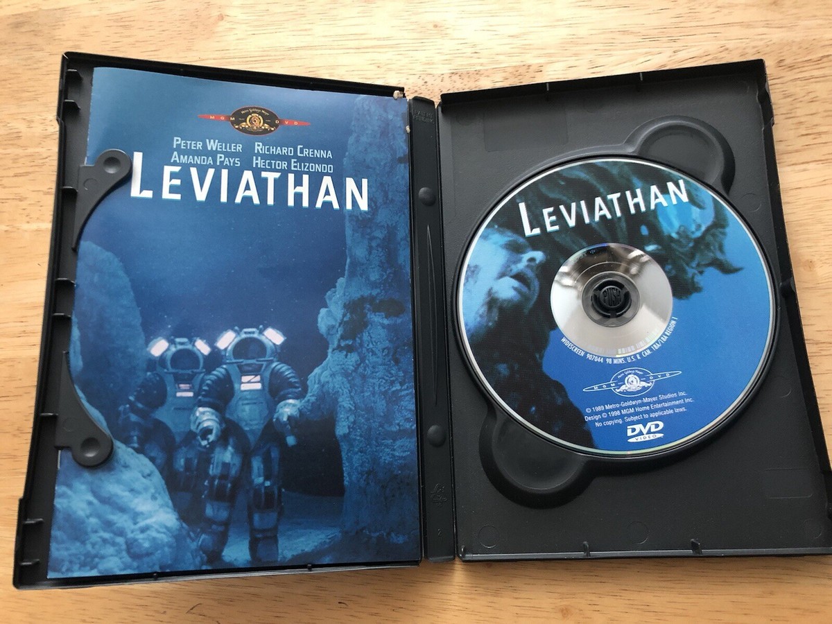 Leviathan (DVD, 1989, Widescreen) W/Booklet Peter Weller Amanda