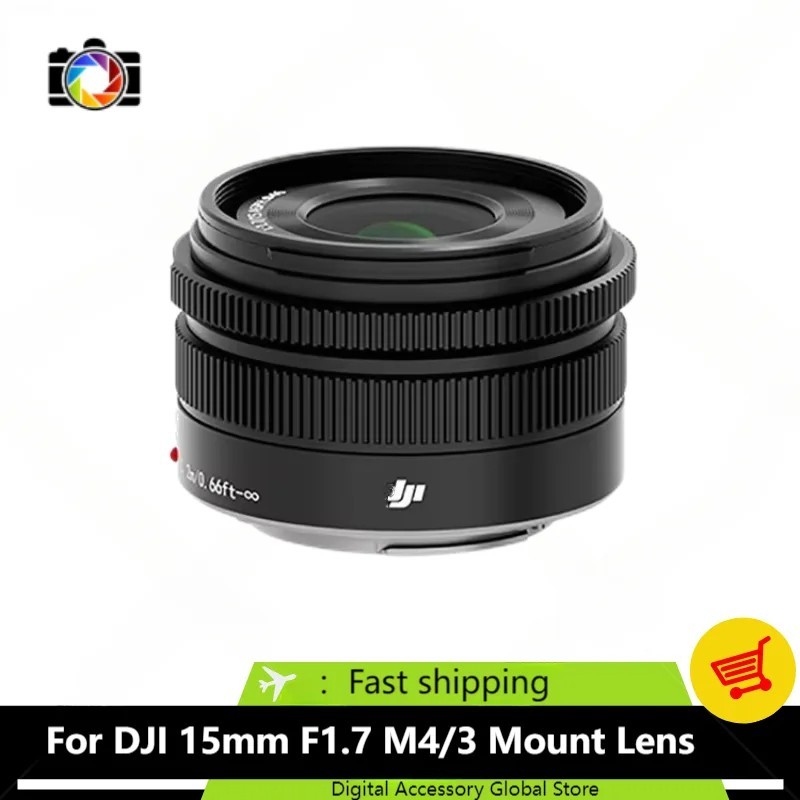 Original For DJI 15mm F1.7 M4/3 Mount Lens for Panasonic GF6 GF7