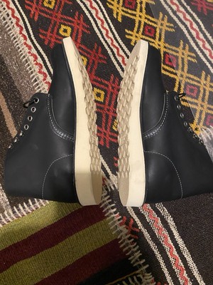 Red Wing Boots 9070 PLAIN TOE US 6 D Leather Black NIB | eBay