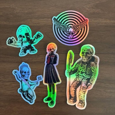 CHROME HEARTS CHROME HEARTS JOE FOTI FIVE HOLOGRAPHIC STICKER