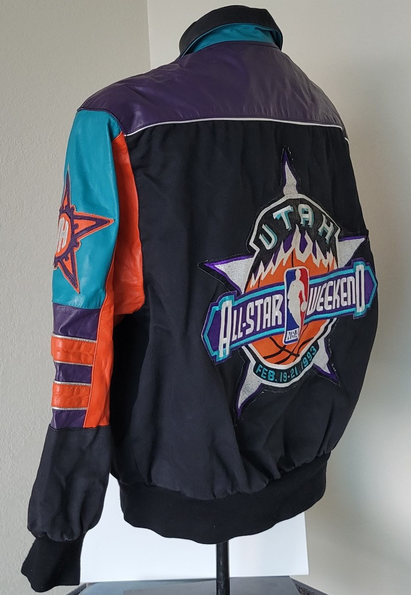 JEFF HAMILTON 1993 NBA All-Star Weekend Utah Bomber Style Jacket