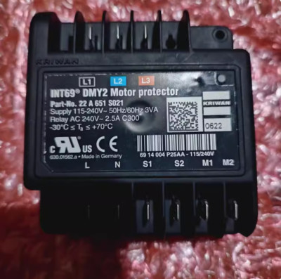 1pcs KRIWAN compressor protection module INT69 DMY2 22A 651 S021