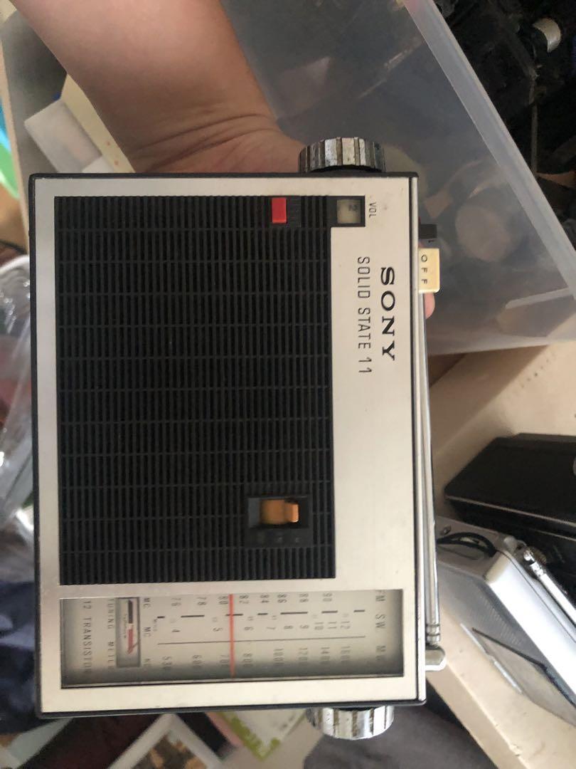Sony TFM-110D FM/SW/MW 3 BAND RADIO 1966 | eBay