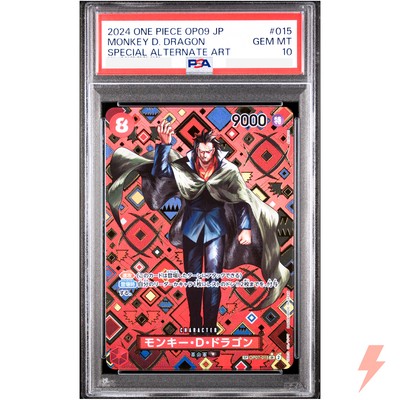 PSA 10 Monkey D.Dragon (SP Alt Art) OP07-015 SR - ONE PIECE