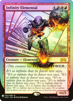 MTG FOIL Infinity Elemental - Mystery Booster / The List #054 | eBay