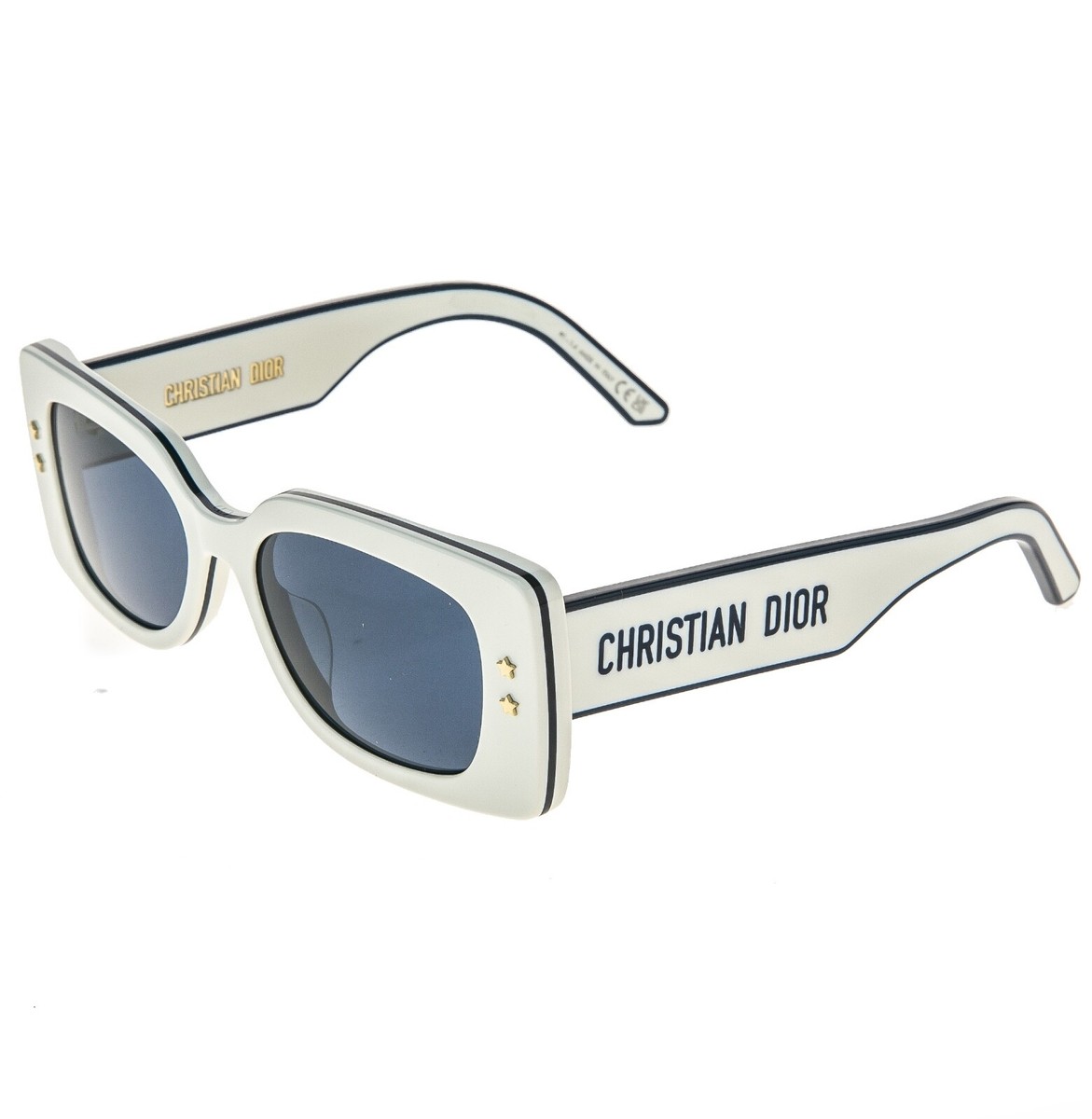 CHRISTIAN DIOR PACIFIC White Blue DIORPACIFIC S1U Rectangular