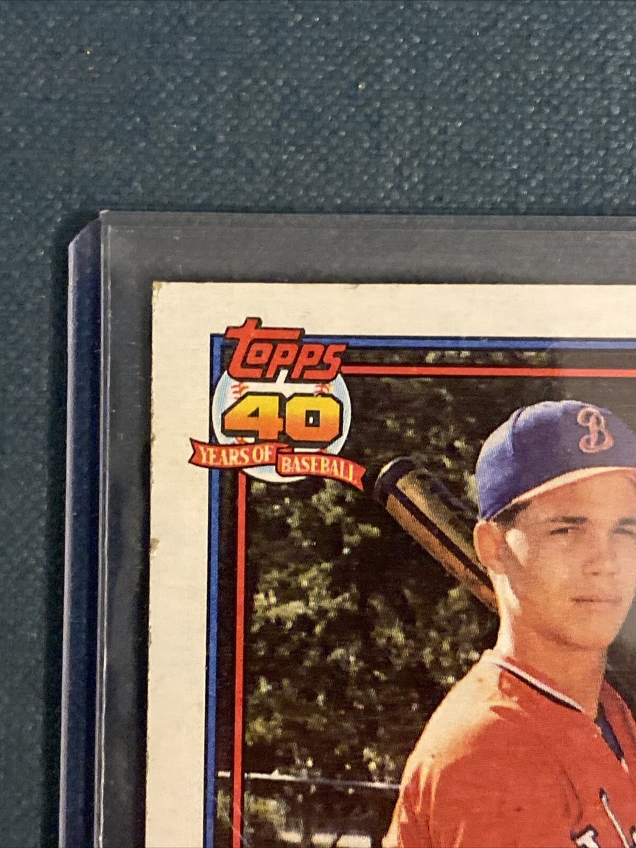 1991 Topps Chipper Jones #333 Pink Blob Error Rookie RC Card | eBay