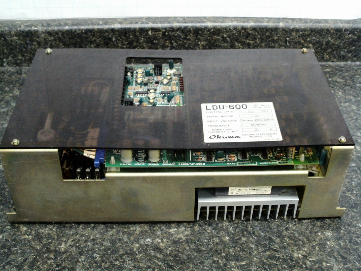 OKUMA LDU-600 E5402-183-009 DC SERVO DRIVE IS REPAIRED 30 DAY