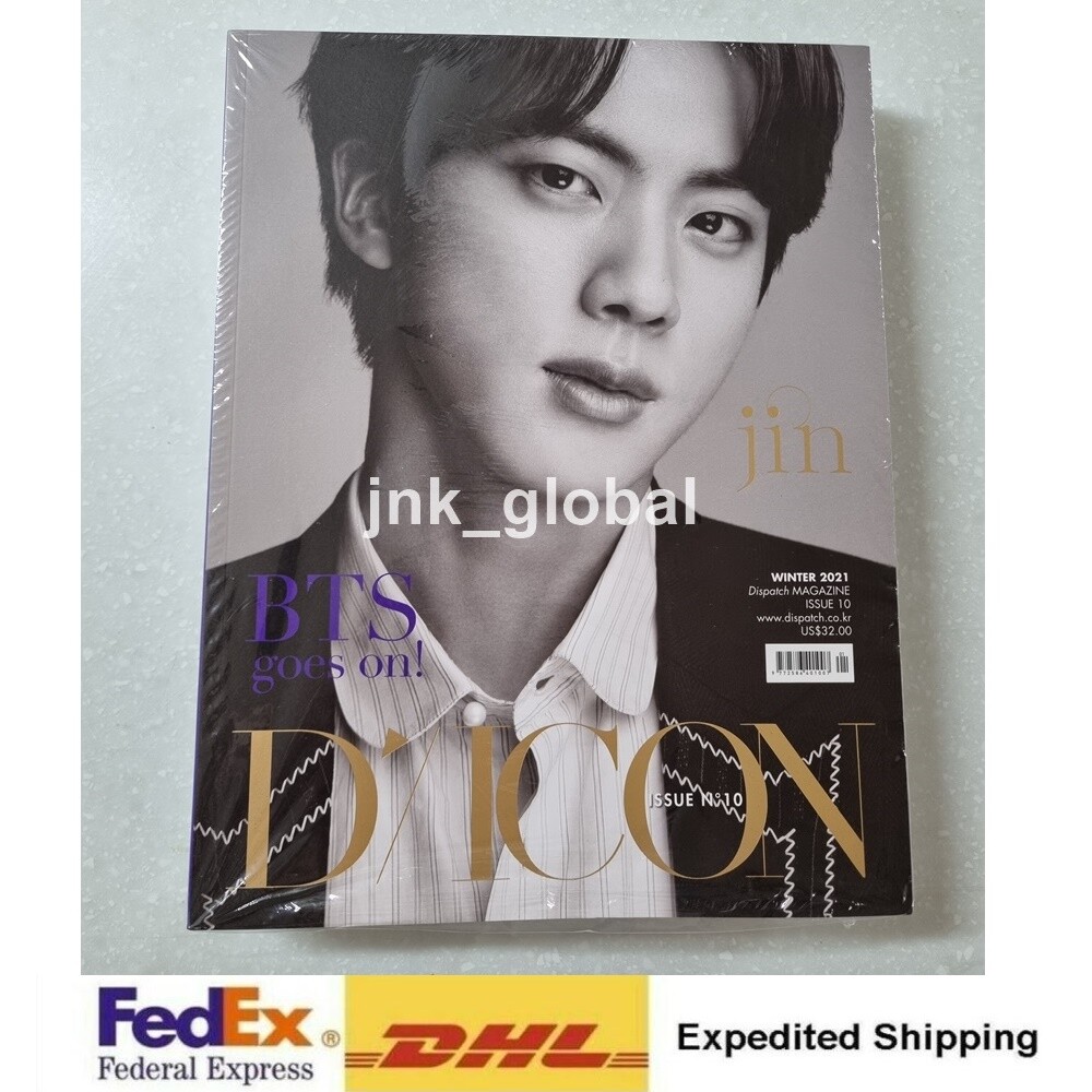 BTS D-icon vol.10 BTS goes on! - JIN Edition DICON Magazine +