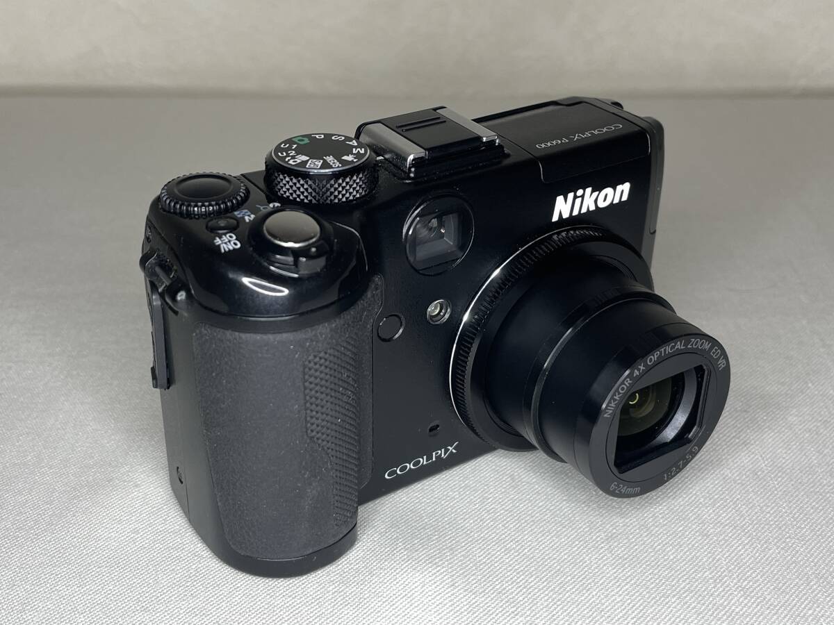 Near Mint】Nikon COOLPIX P6000 13.5MP Digital Camera Black From
