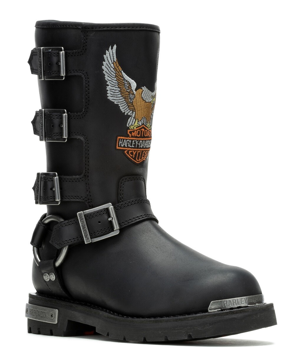 Harley-Davidson Women's Corley 10-Inch Motorcycle Boots, Black or