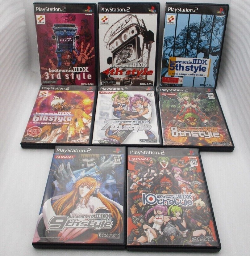 PS2 Beatmania IIDX 3rd 4th 5th 6th 7th 8th 9th 10th set Japan