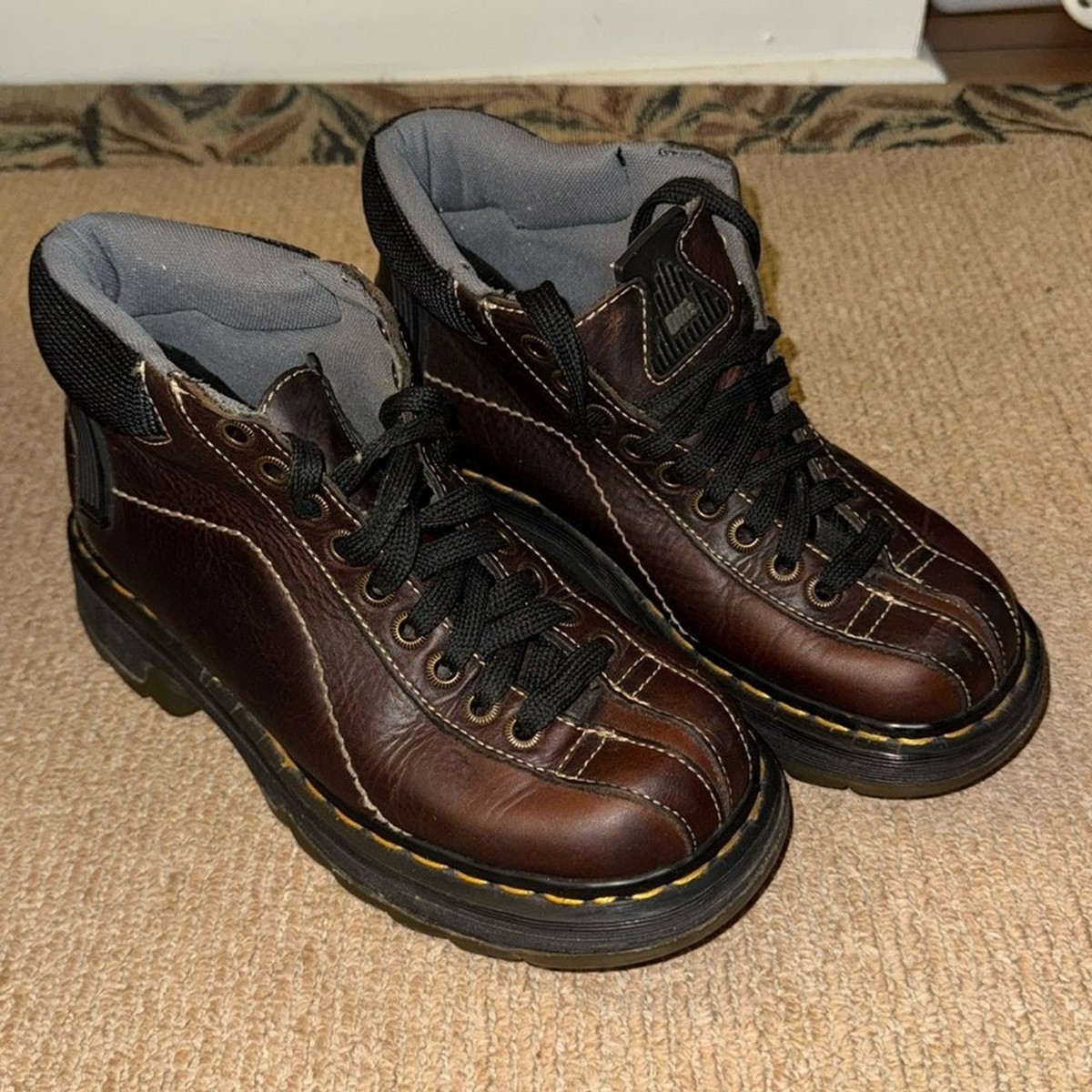 Vintage Dr. Martens 9793 DMs chunky boots England Brown 8 Women