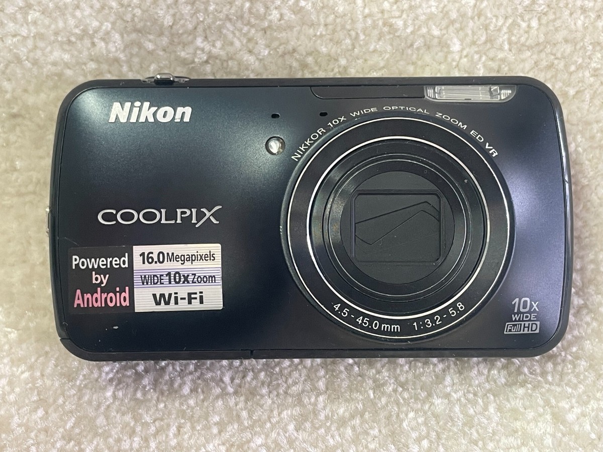 Nikon COOLPIX S800c 16.0MP ANDROID Digital Camera + Gift Sandisk
