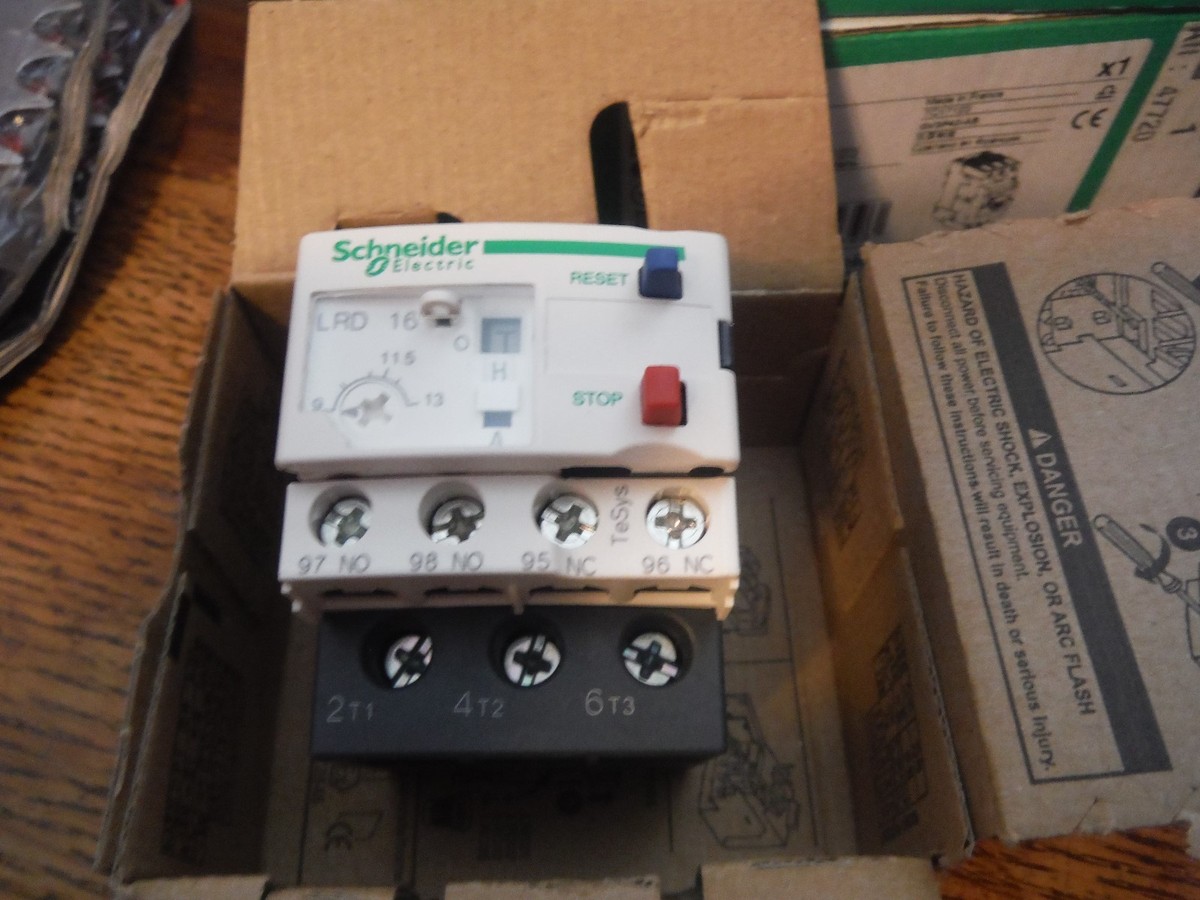 New Genuine Schneider Electric TeSys LRD16 Relay | eBay