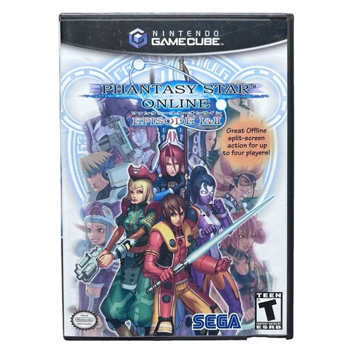 Phantasy Star Online: Episode I & II (GameCube, 2002) Complete In