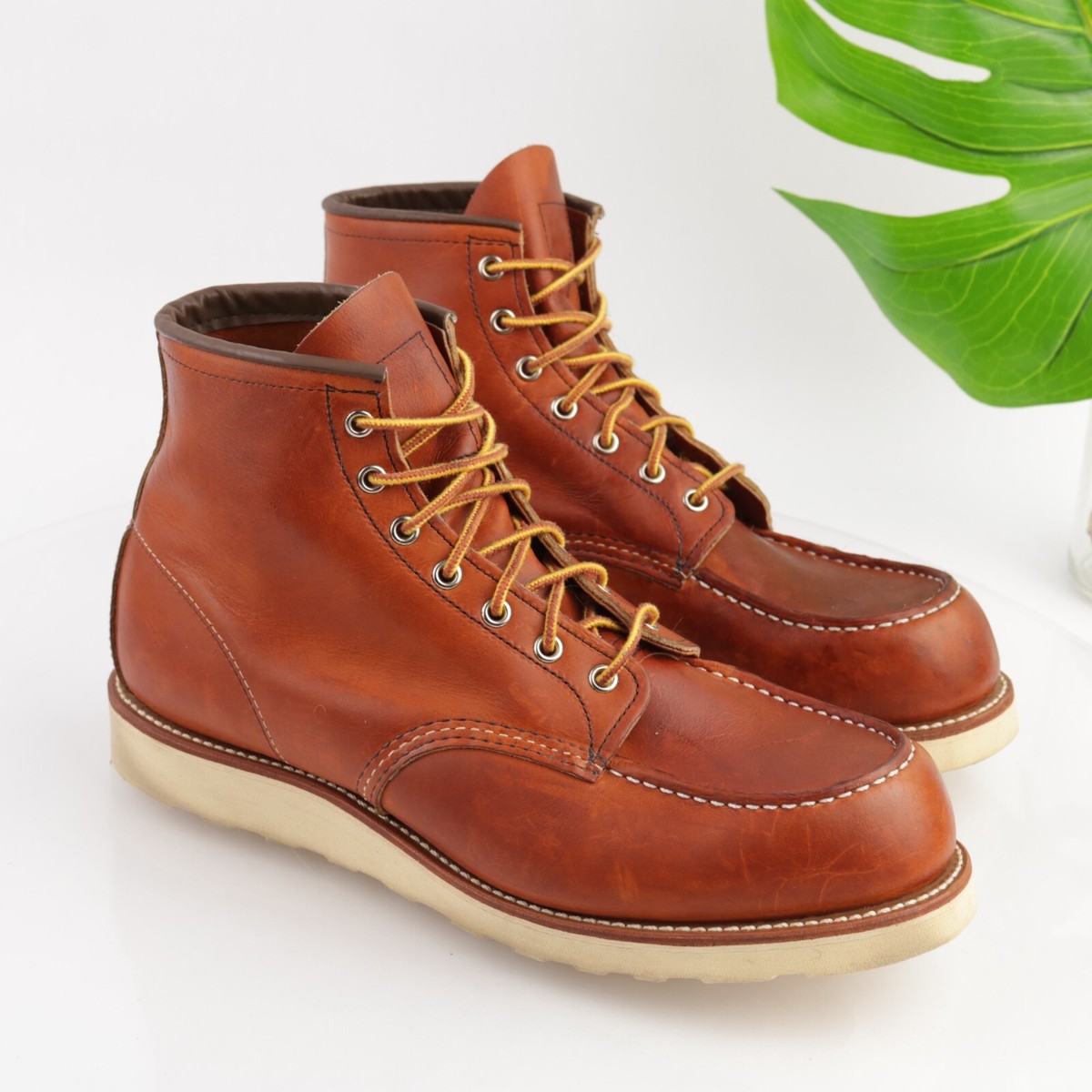 Red Wing Shoes Mens Classic Boot 6inch Size 12 WIDE 2E Moc Toe