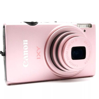 Canon IXY 220F Pink 16.1 MP Compact Digital Camera English