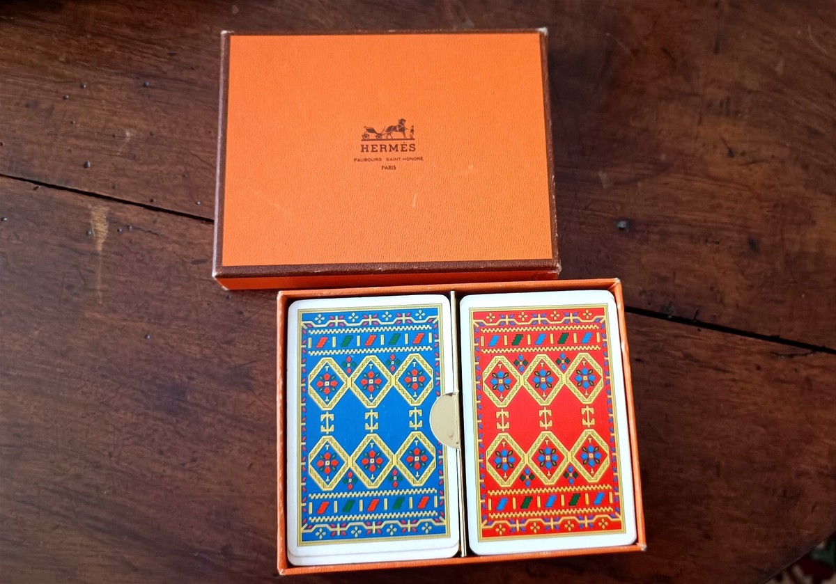 Jeux carte Hermès deux jeux de 52 cartes | eBay