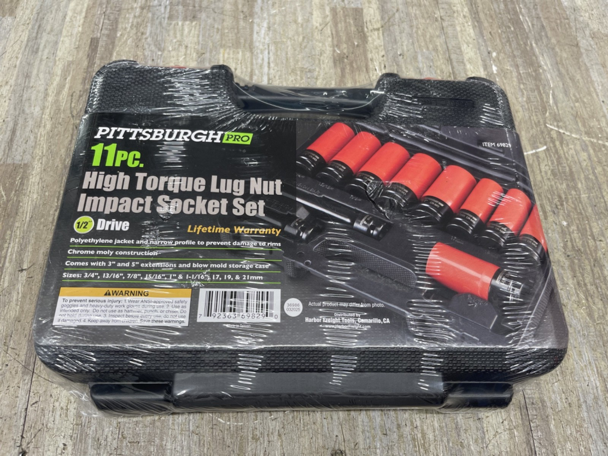 Pittsburgh PRO 1/2 in Drive Lug Nut High Torque Lug Nut Impact