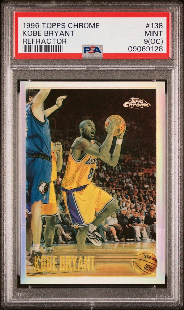 1996 TOPPS CHROME REFRACTOR #138 KOBE BRYANT ROOKIE RC PSA 9 OC | eBay