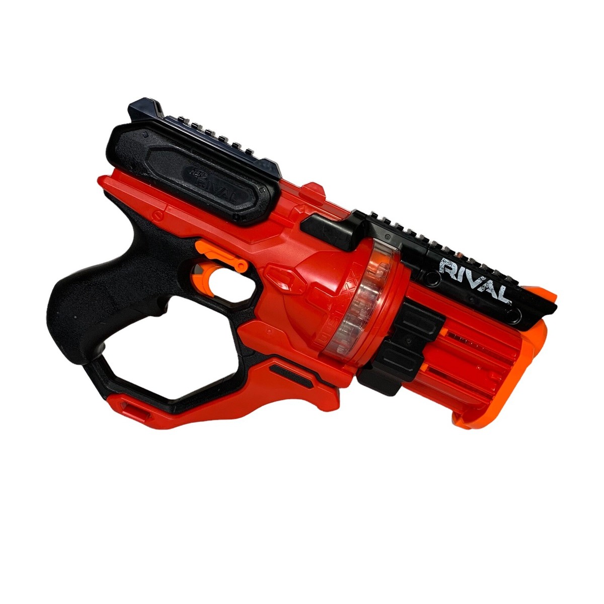 Nerf Rival Roundhouse XX-1500 Red Pistol Ball Gun Hasbro Black | eBay
