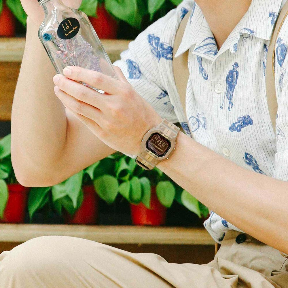 G-Shock G-Lide Surf Wooden Pattern Multiband Limited Edition Watch