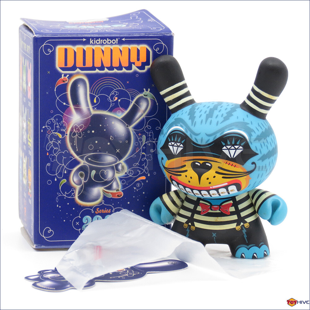 Kidrobot Dunny 2009 Series - Fat Cat - by Kronk 3-inch vinyl