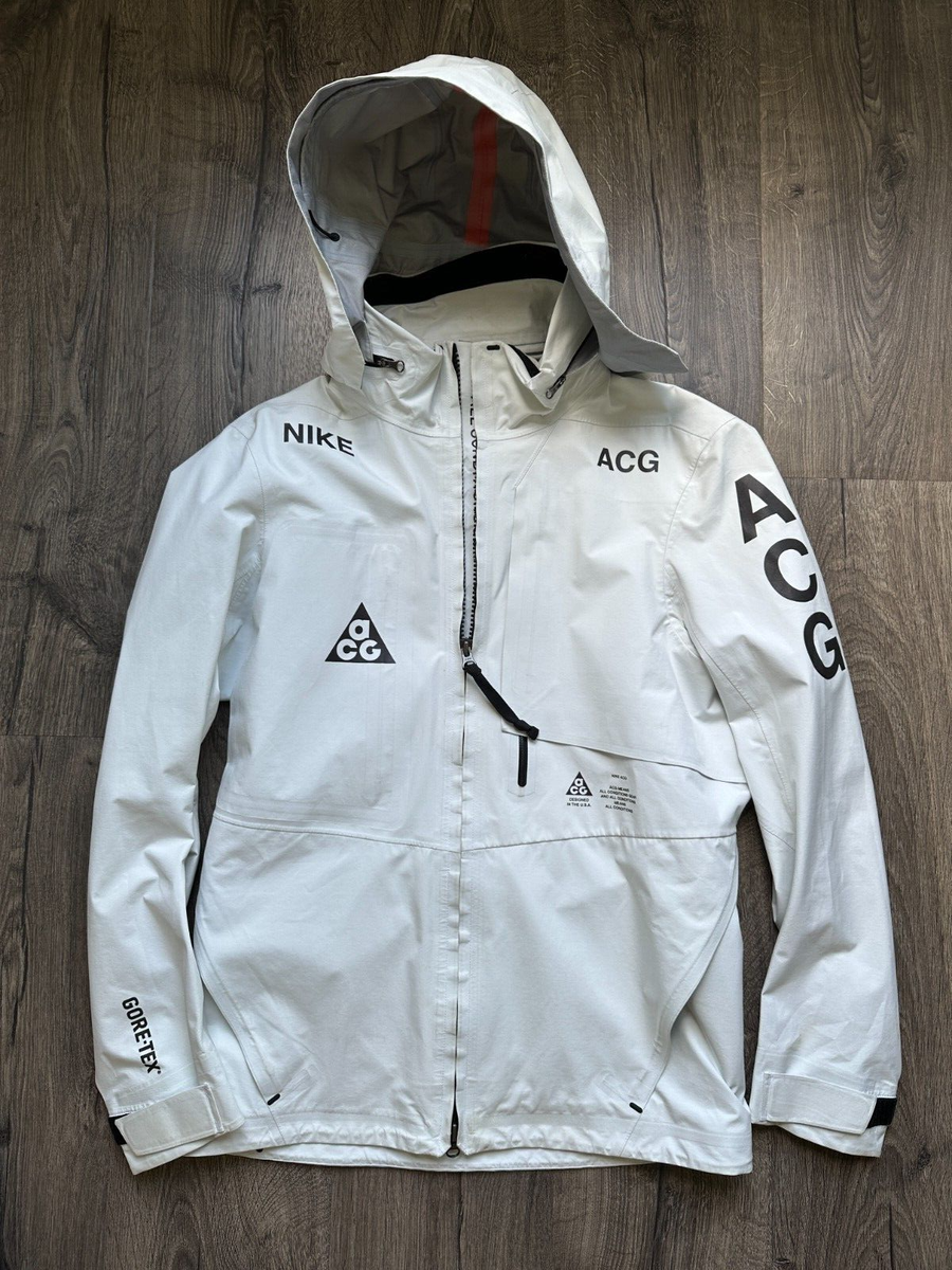 Nike Nikelab ACG 2 In 1 System White Gore-Tex Jacket ONLY, NO