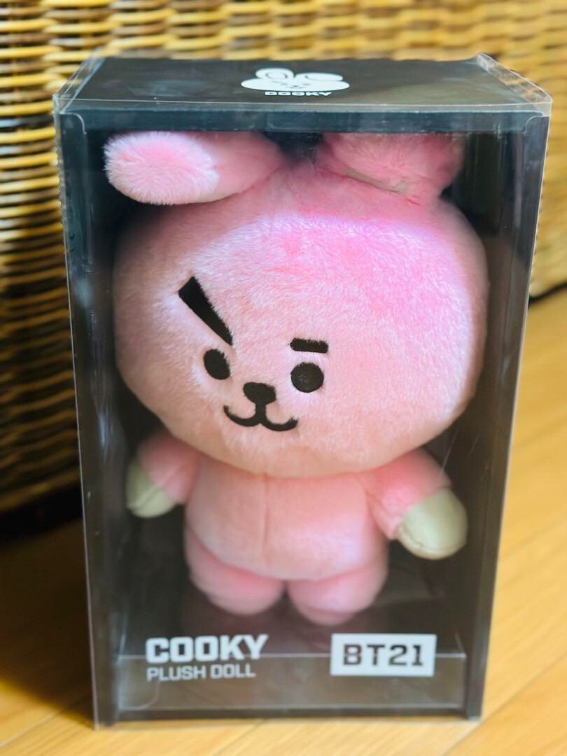 BT21 COOKY Plush Doll BTS JUNGKOOK LINE FRIENDS Standing Stuffed